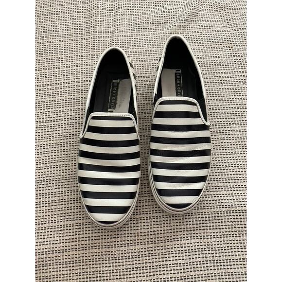 Alice & Olivia Stripped Slip On Shoes | Size 11 - Picture 1 of 9
